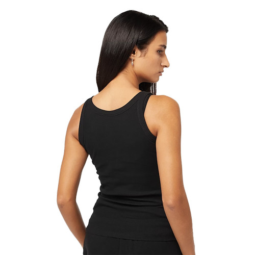 Karl Kani Γυναικεία αμάνικη μπλούζα Woven Signature Rhinestone Rib Tank